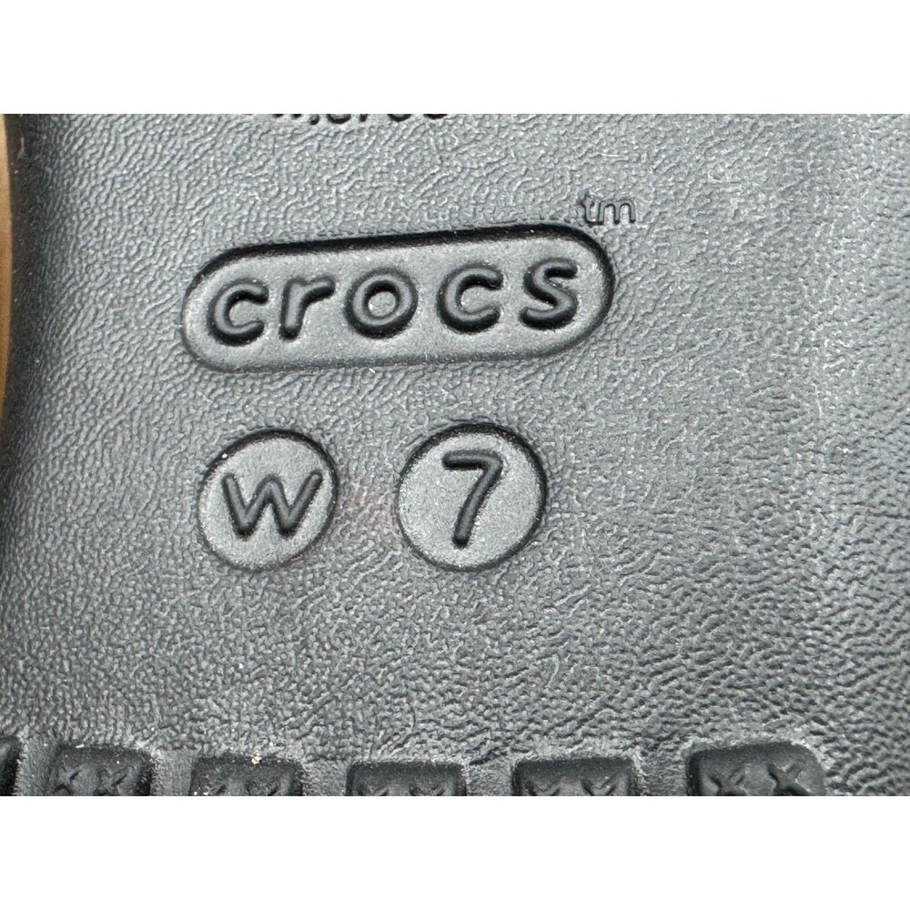 CROCS Women's Kadee ll Graphic Sandals Slip Ons Black/Cherries RARE! Size 7 - Picture 8 of 9